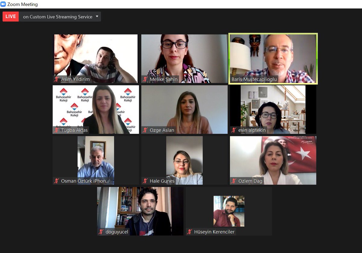 Online Edebiyat Haftası kapsamında lise öğrencilerimizin ‘Koronavirüs Sonrası Yeni Dünya’ ile ilgili öyküler yazdığı yarışmanın sonuçları bugün Genel Müdürümüz Sn.Özlem Dağ ile değerli juri üyelerinin katıldığı online törende açıklandı. 
Sevgili öğrencilerimizi tebrik ederiz.🏅👏🏼