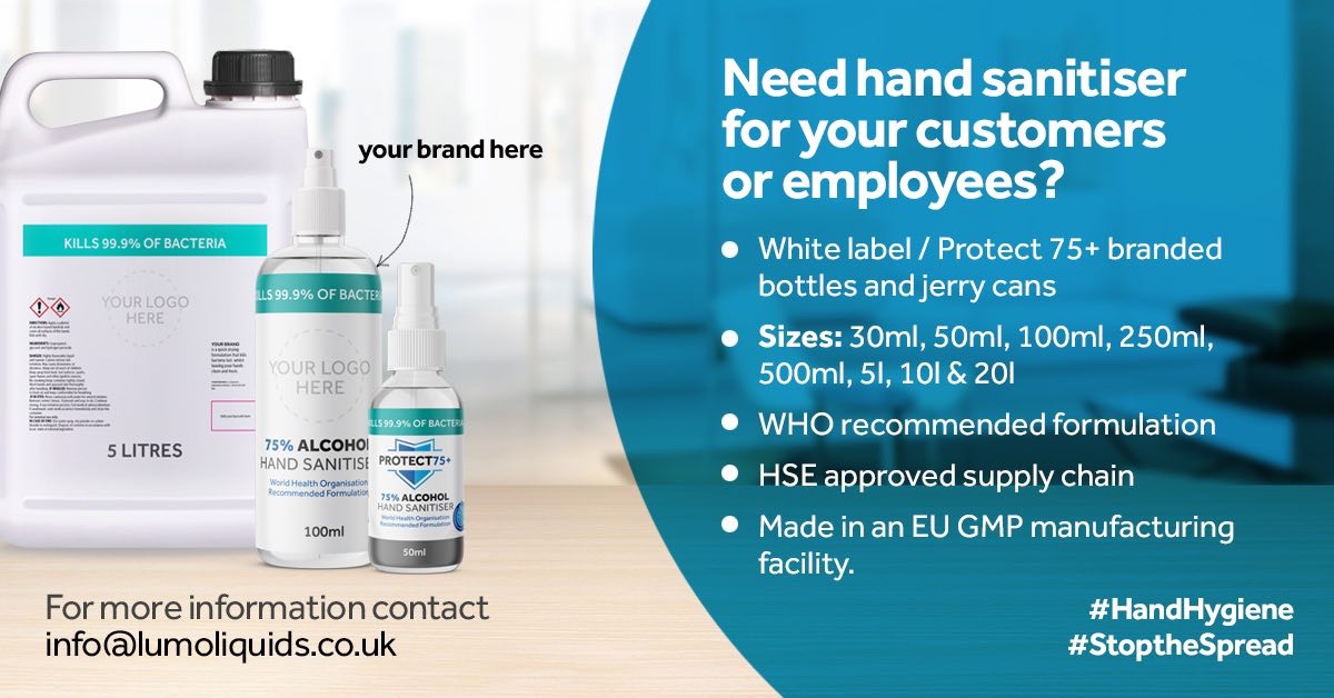 Add to your existing product portfolio with branded hand sanitisers (WHO / HSE approved) #handsanitiser #handhygiene #stoptheSpread #coronavirus #handsanitizer