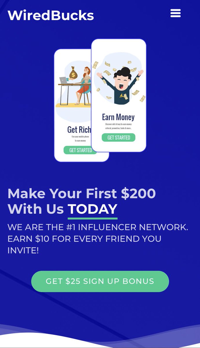 MV_619's tweet photo. Get 2$ for every click you get + 10$ for every signup. Get started easily 
https://t.co/MNtDmqmTyq https://t.co/2hDE3uNFih