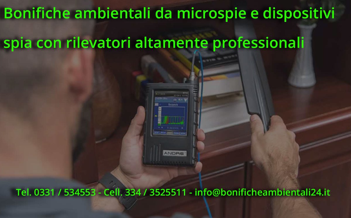 MicrospieMilano's tweet photo. Se pensi di essere spiato affidati a tecnici Tscm altamente professionali.

https://t.co/nhqD3qMJ1a

Consulenza gratuita

#microspie #bonificheambientali #spyshop https://t.co/ZLmoEvlcws