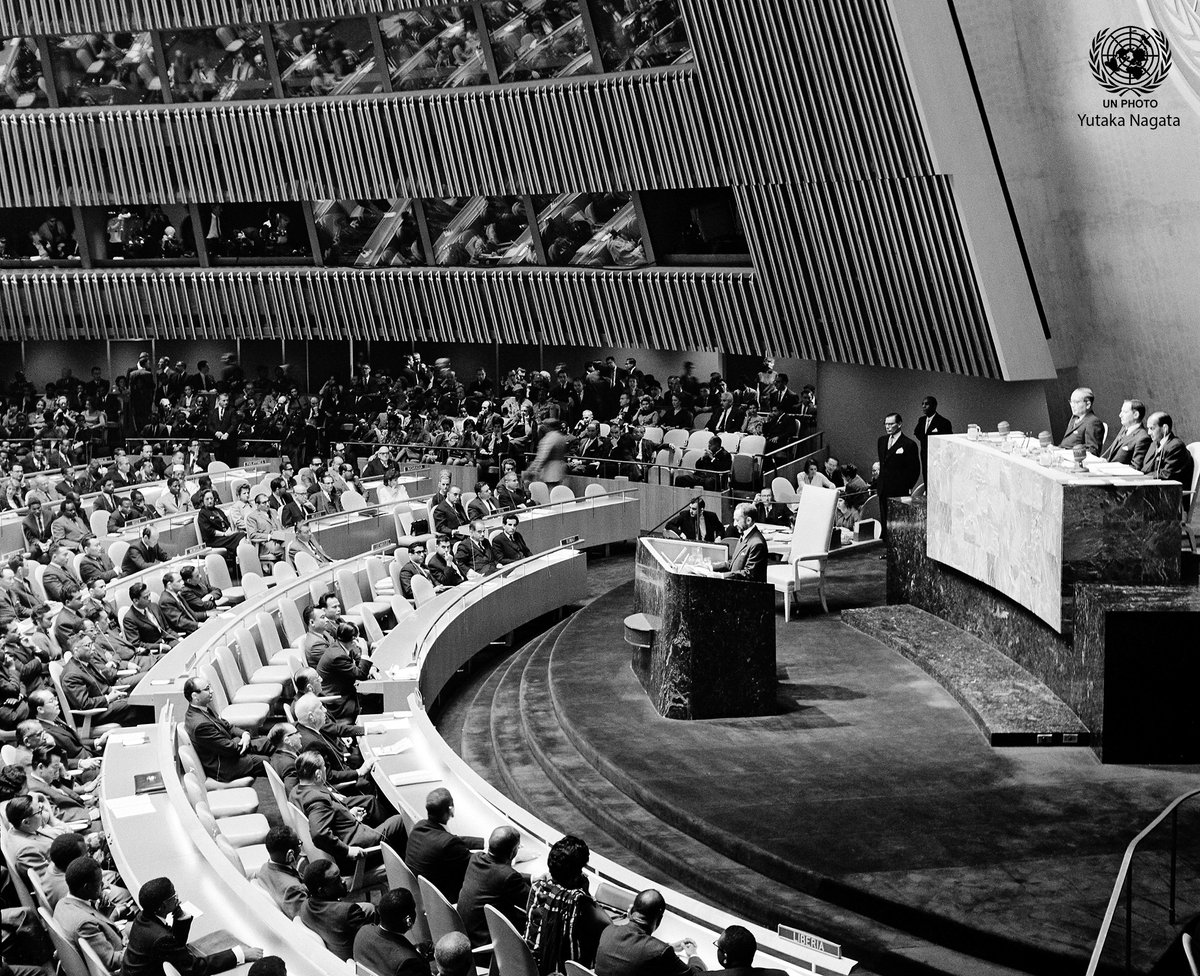 United Nations Photo Onthisday In 12 Haile Selassie Was Born In Ejersa Goro Ethiopia Haile Selassie I Was Emperor Of Ethiopia From 1930 To 1974 Here He Addresses The Un