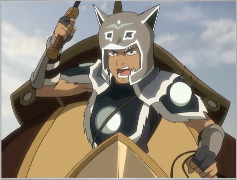 makes sense because Sokka is often referenced as a wolf (leader of his pack...