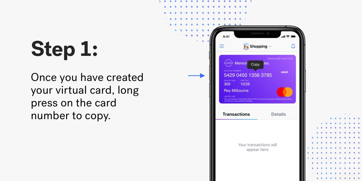 MySudoApp's tweet photo. Gearing up for the Memorial Day weekend deals? Create a Sudo for all 
your online shopping needs! 
Worried about entering your personal credit card information at checkout? 
Virtual cards can also help you shop more safely, securely, and privately online. https://t.co/oUzQuMy8QA
