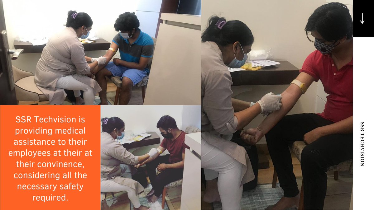 SSR_TECHVISION's tweet photo. Our company is providing all necessary health care and accommodations to its employees considering the factor that many have been locked down at various places very far away from their residence. We are ensuring that each one is safe and healthy in this tough time.
#ssrtechvision https://t.co/w4szDpDQ9q