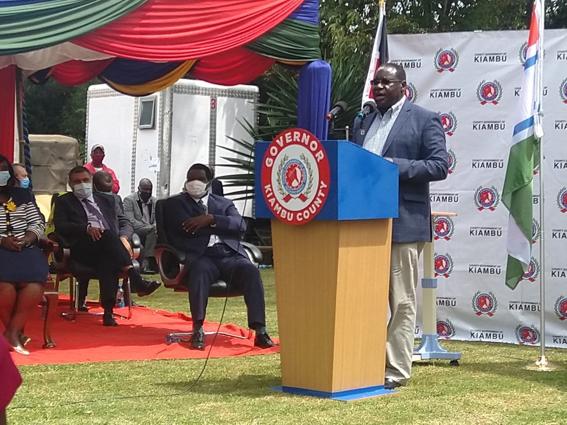 Living_Goods's tweet photo. Governor @hon_nyoro launched Kiambu's #COVID fund &amp; we're happy to join forces to safeguard residents' health. We've supported public education sessions, printed 32k posters, sent info SMSs to CHVs &amp; supplied health teams with equipment for virtual mtgs. We're #InThisTogether https://t.co/Lns4A8ftv4