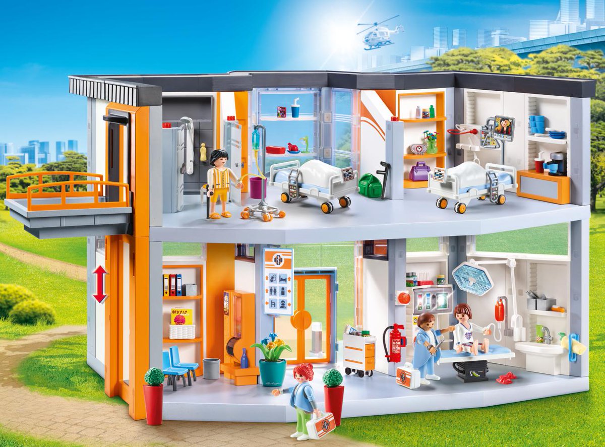 playmobil hospital clinic