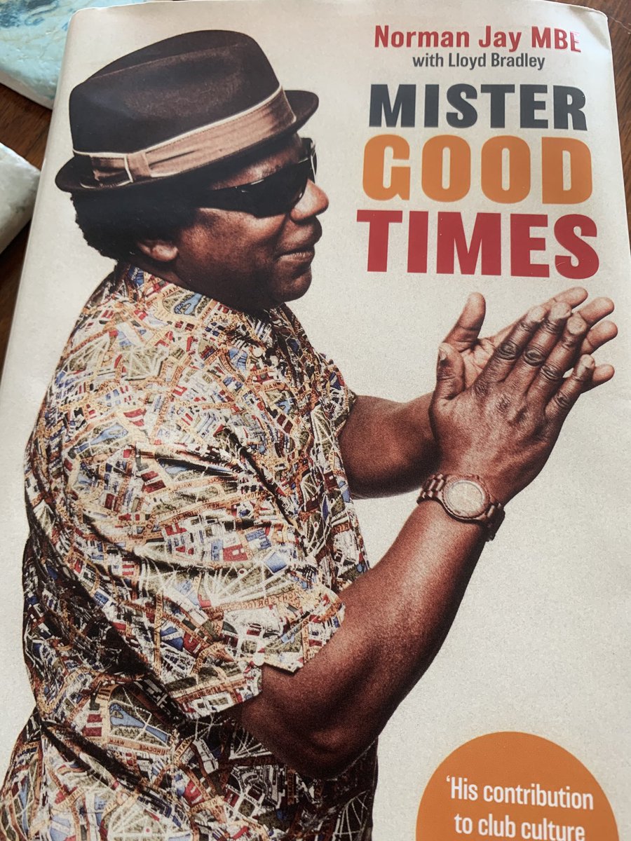 dj_davepearce's tweet photo. Been getting the time to work through some good books during lockdown. Enjoyed @NormanJayMBE this week . I remember getting his brother Joey to help us out with some extra sound for a rave night I put on in Tottenham back in the day - the poor building was shaking https://t.co/vYKtTwncCf