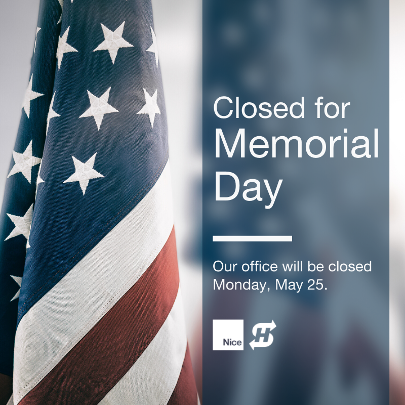 Nice_HySecurity's tweet photo. Nice | HySecurity will be closed for Memorial Day Monday, May 25, returning to regular business hours Tuesday, May 26 from 7:00am to 4:00pm (PDT). https://t.co/DtI2z21GJf
