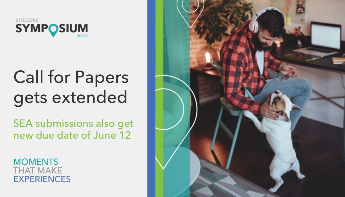 We know many of you are hard at work driving results for your business in these challenging times, so we’ve decided to extend the deadline for #SitecoreSYM 2020 Call for Papers and the Sitecore Experience Awards submissions until June 12 at 4 pm PT. siteco.re/symcfp