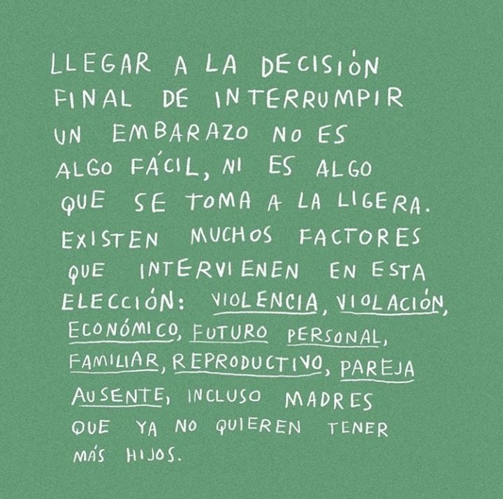 monmard777's tweet photo. #ConAbortoNoTeVoto
Es un derecho lo puedes ejercer  o no, nadie te obliga. 💚 https://t.co/aekbtBqDyG