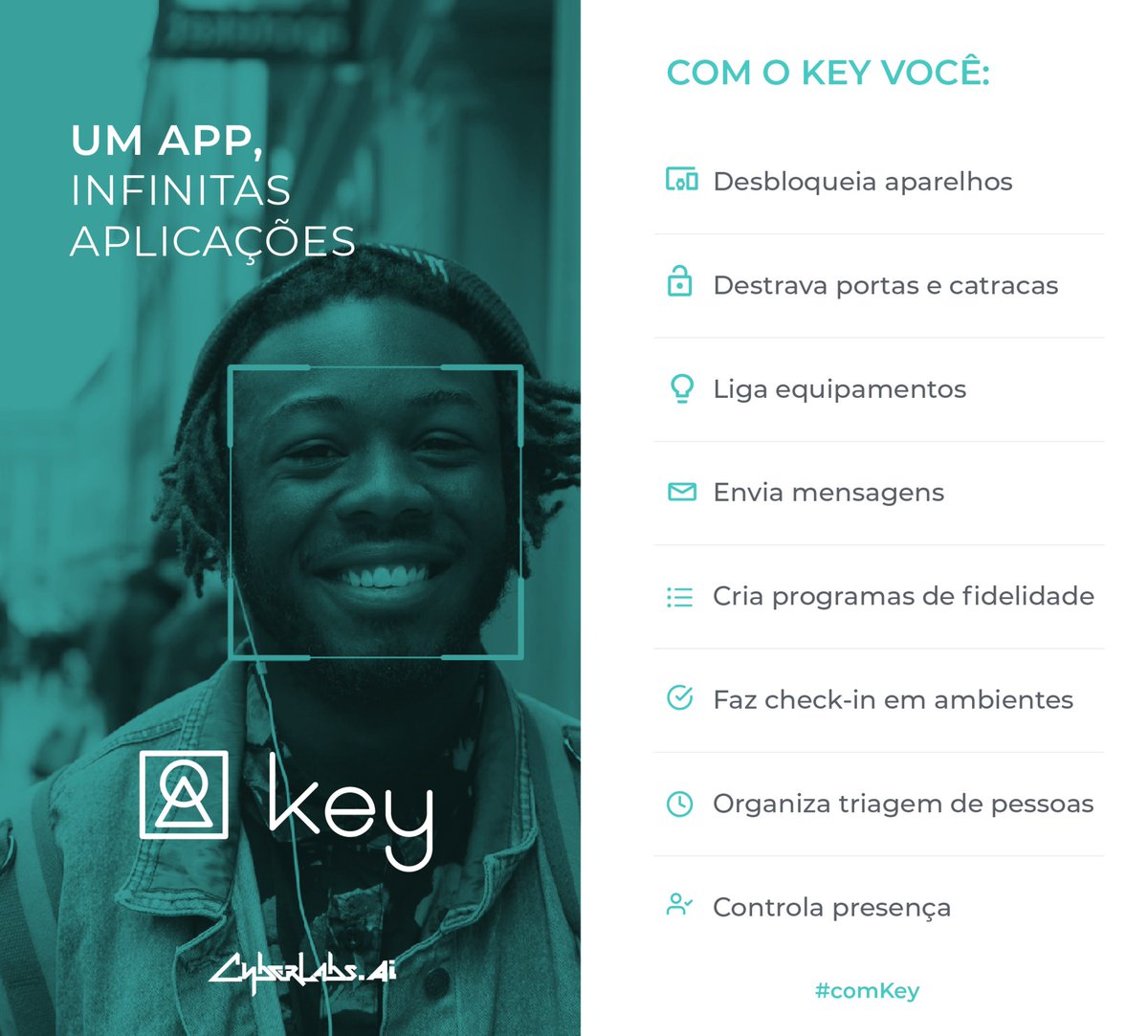 cyberlabsai's tweet photo. São tantas coisas que você pode fazer #comKey !

Baixe já o #KeyApp e descubra todas as possibilidades:

Play Store: https://t.co/FwpXgLnU3J
App Store Brasil: https://t.co/9cUV4EUkdw https://t.co/I20QInryeS