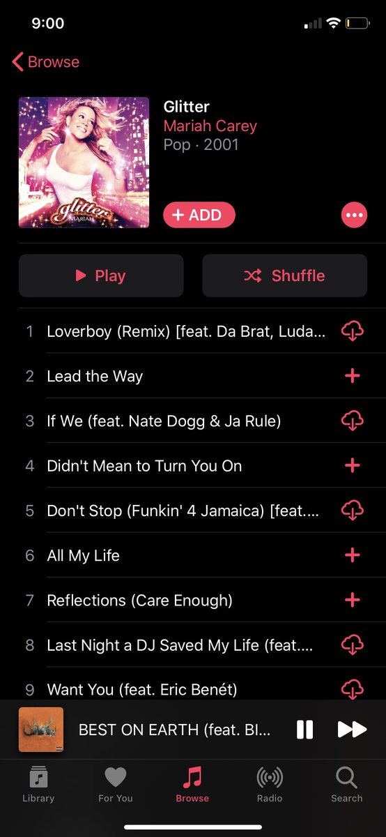 thotlikekidd's tweet photo. FINALLLLLYYYYYYYYYYYYYYYYYYYYYY!!!!!!!!!!!!!!!!!!!!! @AppleMusic @MariahCarey #StreamGlitter #Glitter #lambily https://t.co/UW9TbIpDp8