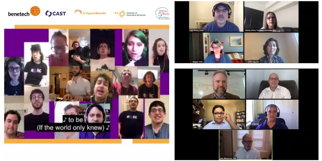 syncroservices's tweet photo. Thank you @Benetech, #BridgeMultimedia & @CAST_UDL for putting together such a special event. @syncroservices was thrilled to be able to be a part of your "Unconference"! #Students w/ Additional Needs in #RemoteLearning Environments was supported by @usedgov, #OSEP & @IESResearch https://t.co/sHF8hUDtGf