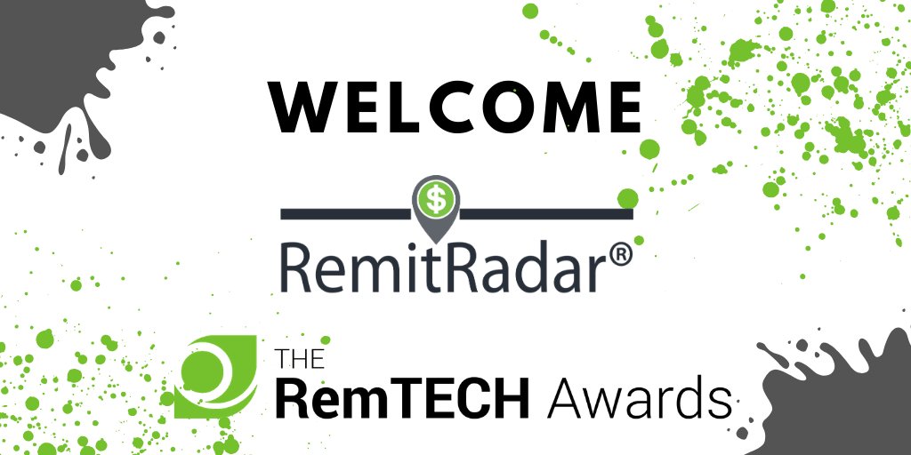 RemAwards's tweet image. Congratulations @RemitRadar for submitting your entry to the #RemTECHAwards! Your profile is up and running to start collecting votes from the public in order to win our POPULARITY AWARD. We wish you the best of luck! bit.ly/2YxUSJn