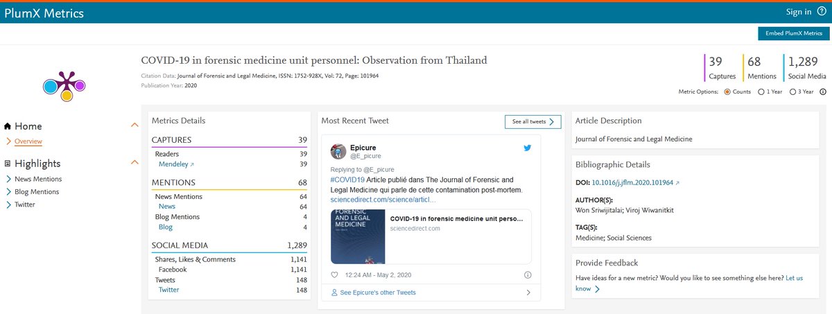  @dvergano  @BuzzFeedNews published a correction & a new story. Un-retracted, the letter in  #JFLM is the most downloaded item from the last 90 days. It's correction remains 'in press'. 6/14