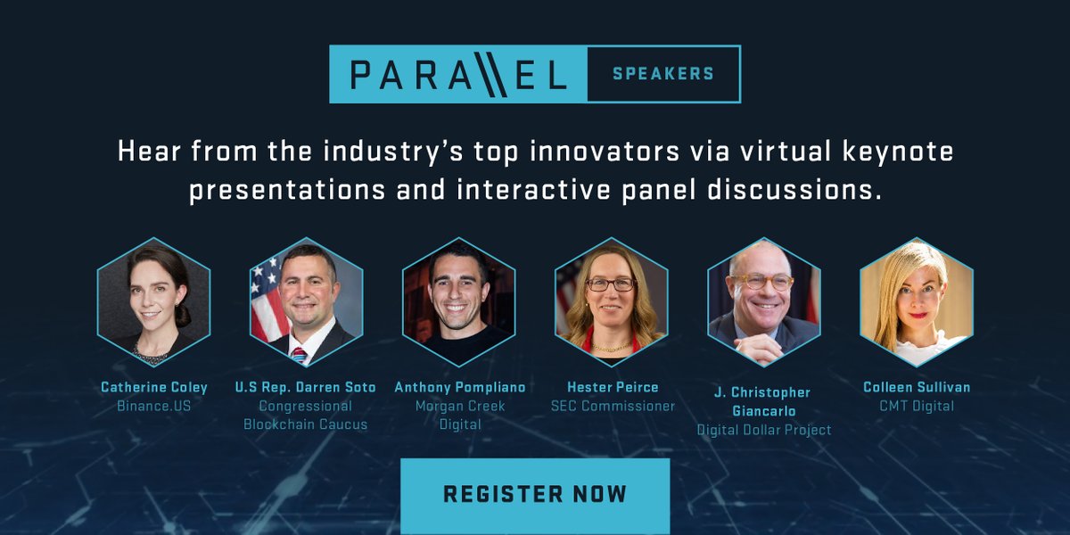 DigitalChamber's tweet photo. Join us May 29 for our first #Parallel event, Followers \\ Leaders, exploring #blockchain innovation in the U.S. & around the world. View our agenda, featured speakers and register today: https://t.co/vRm931pTzH #Parallel2020 https://t.co/9RgxnaOwkA