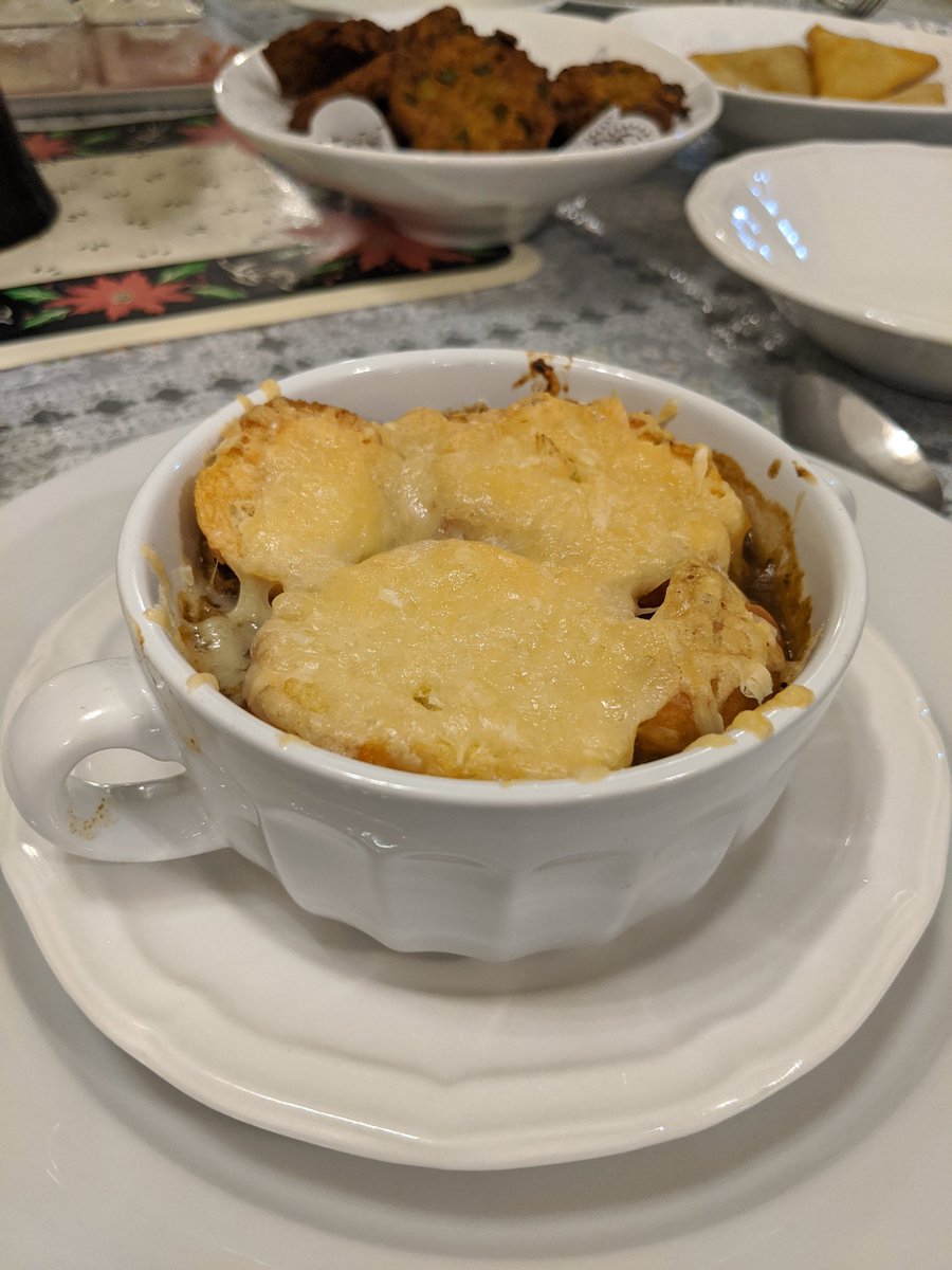 Today I made French Onion Soup.