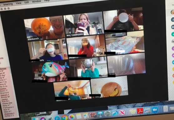GieselmannMrs's tweet photo. 6th graders did a little Zoom baking for science today with @MsRankovich and me! They showed up early to make some banana bread! #bakingisscience  #106learns  #FunFriday https://t.co/eJzVOxxsSj