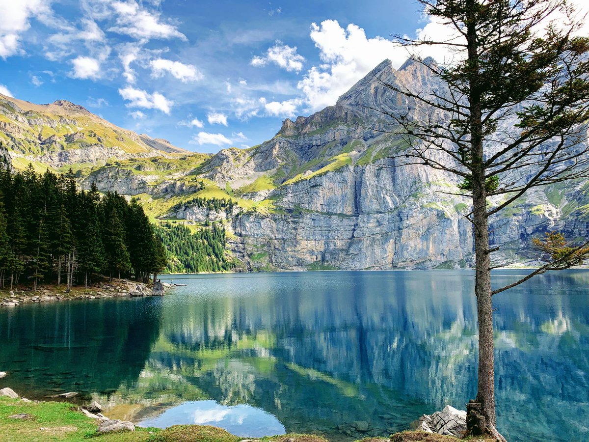 A few more beautiful  #lakes for today's  #FlashbackFridayz from  #Switzerland!Oeschinensee, Bannalpsee, Blausee, Lake Geneva. Share yours with the hashtag. Tag  @carpediemeire  @Adventuringgal  @TravelBugsWorld  @travelforawhile  @StuckOntheGo