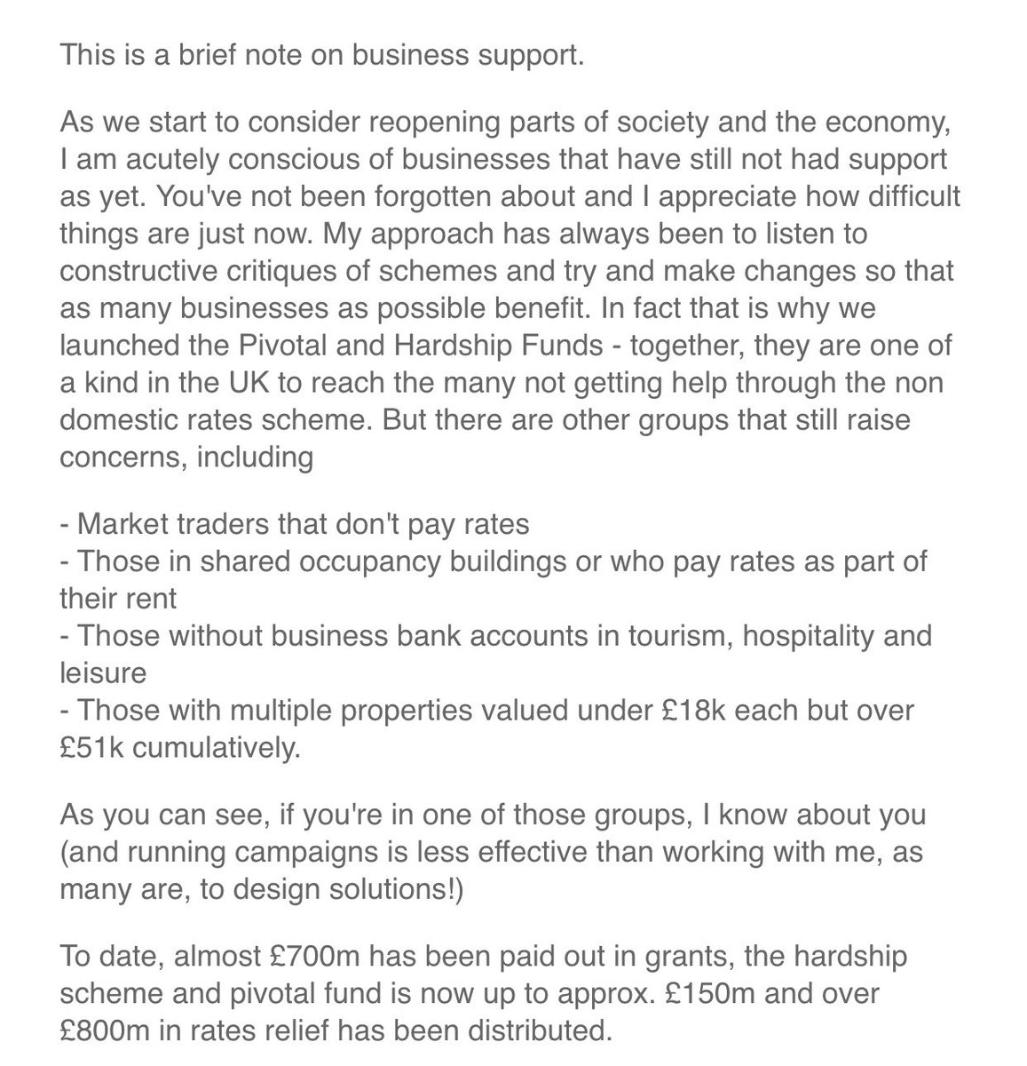 SMontgomerySHG's tweet photo. I have written directly to @KateForbesMSP and asked her to stand up & be counted, by supporting those in our sector with an RV over £51k who after seeing her announcement today, are AGAIN completely forgotten. #hospitality #tourism #Hospitalitymustsurvive @scotgov #leftoutagain https://t.co/ublZodUax1