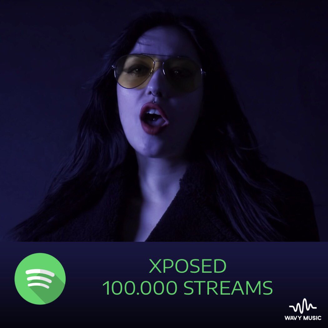 WavyMusicEurope's tweet photo. Xposed de @AleGeisslerin supera los 100.000 streams en @SpotifySpain! Enhorabuena 📀 https://t.co/gTUrayfZdb