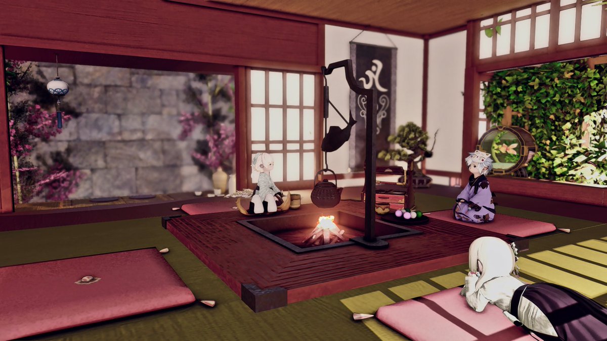 N Egi Such Hades ハウジング新作 縁側のある和室 ｓサイズハウス１階のみで縁側をどうしても作りたくて場所だけ借りました W 和室苦手だけどチャレンジしましたん W ﾉ Ff14housing Ff14ハウジング Gposers Ff14 Negihouse T