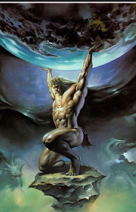 invisibility and Poseidon, a trident to cause storms and earthquakes. The Titans lost the battle with the help of the Hecatonchires. Zeus punished Atlas (the leader of the Titan army) to hold the Earth for all eternity