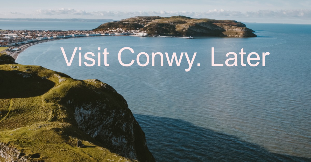 Visiting_Conwy's tweet photo. It’s bank holiday weekend, but remember North Wales is currently closed to visitors. We know staying at home is hard, but our beaches and national parks will always be here. We look forward to welcoming you back in future, but for now stay safe at home #VisitConwyLater https://t.co/6Fpritbftk