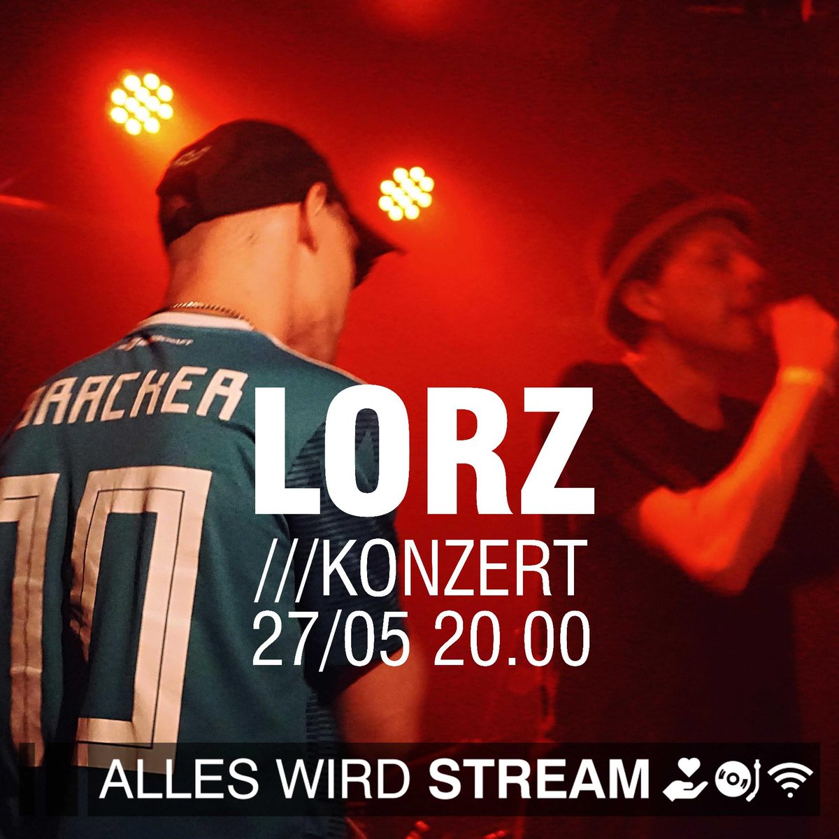 JuKuFa's tweet photo. MITTWOCH 27.05.2020 – 20.00 Uhr
KONZERT der LORZcrew
Passend zum ALLES WIRD STREAM werden wir euch die Getränke gekühlt mittwochs und samstags ab 19.00 Uhr nachhause liefern. Ihr habt die Möglichkeit, bei https://t.co/fmB270kGNn eure Bestellung aufzugeben. https://t.co/OphUiN0K1v