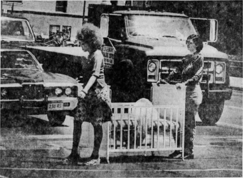 ywcadayton's tweet photo. #InThisWeek in 1976 #TeamYWCA rolled 👶 beds from @GESMV to save an $8 delivery fee. 1 yr later our 1st #DV shelter opened, still only one in @MCOhio. 1/2+ of our clients continue to be mothers w/children. #flashbackfriday #fbf #elevate150 #OnAMission 📷 = @daytondailynews https://t.co/O4kU53M212