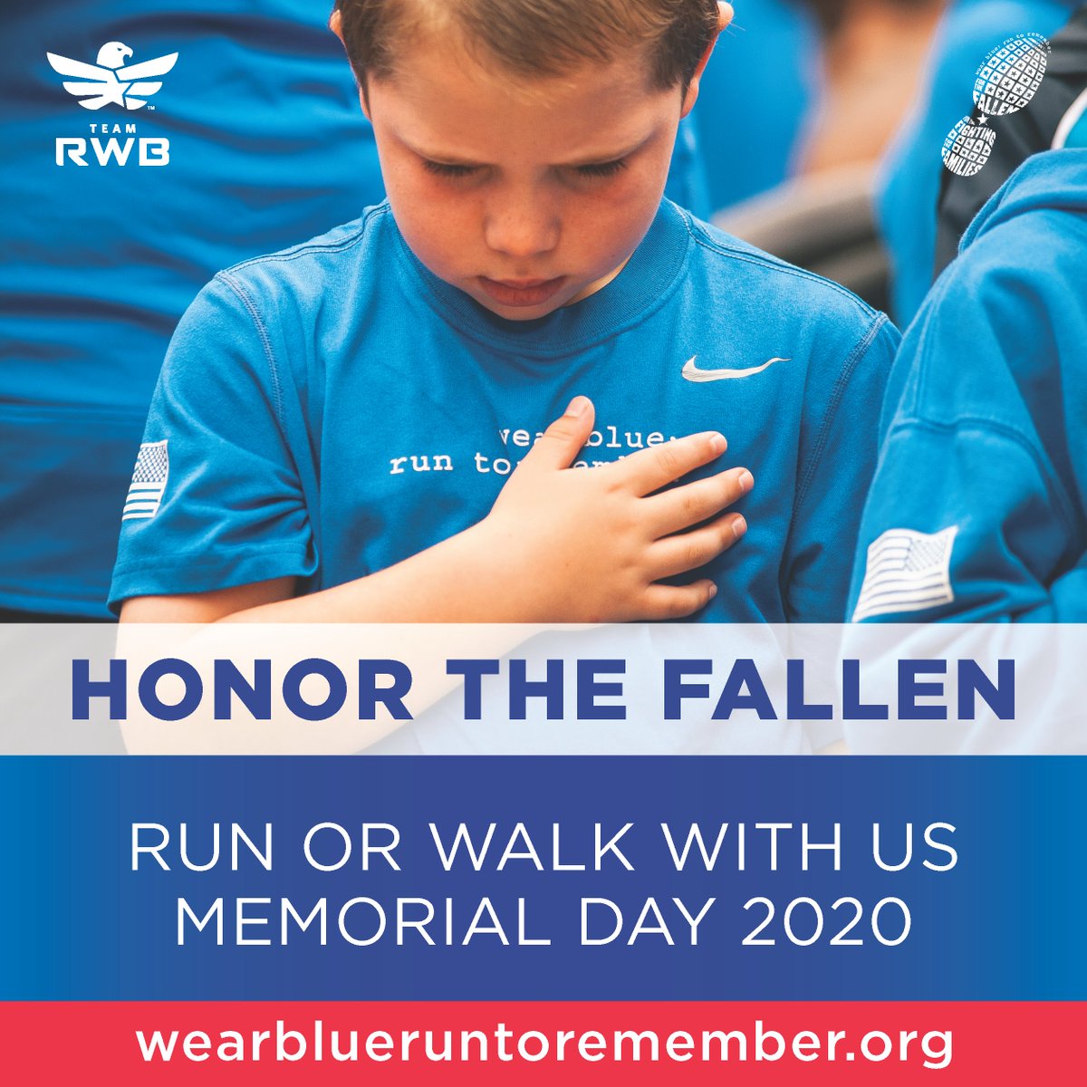 wearblue's tweet image. wear blue and @TeamRWB call upon our country to run or walk in honor of our nation&apos;s fallen heroes and in support of their families. 

wearblueruntoremember.org/memorial-day

#forthefallen #runinblue #learntheirstories #speaktheirnames #honortheirlegacies #shareyourmemorialday #wbr2r #teamRWB