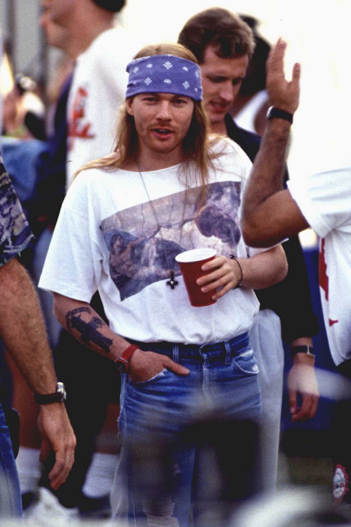 Kurt Cobain And Axl Rose