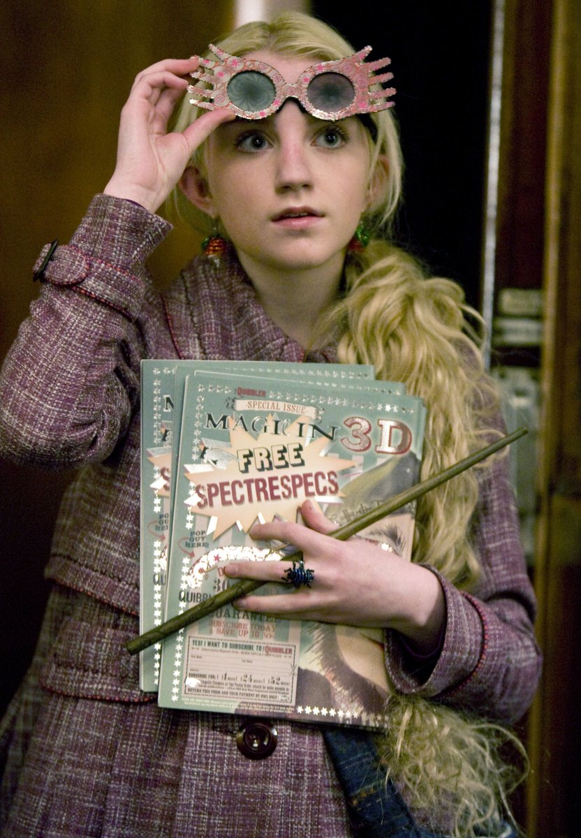 15. Luna Lovegood, as someone suggested and i appreciated:Lesbian + Asexual
