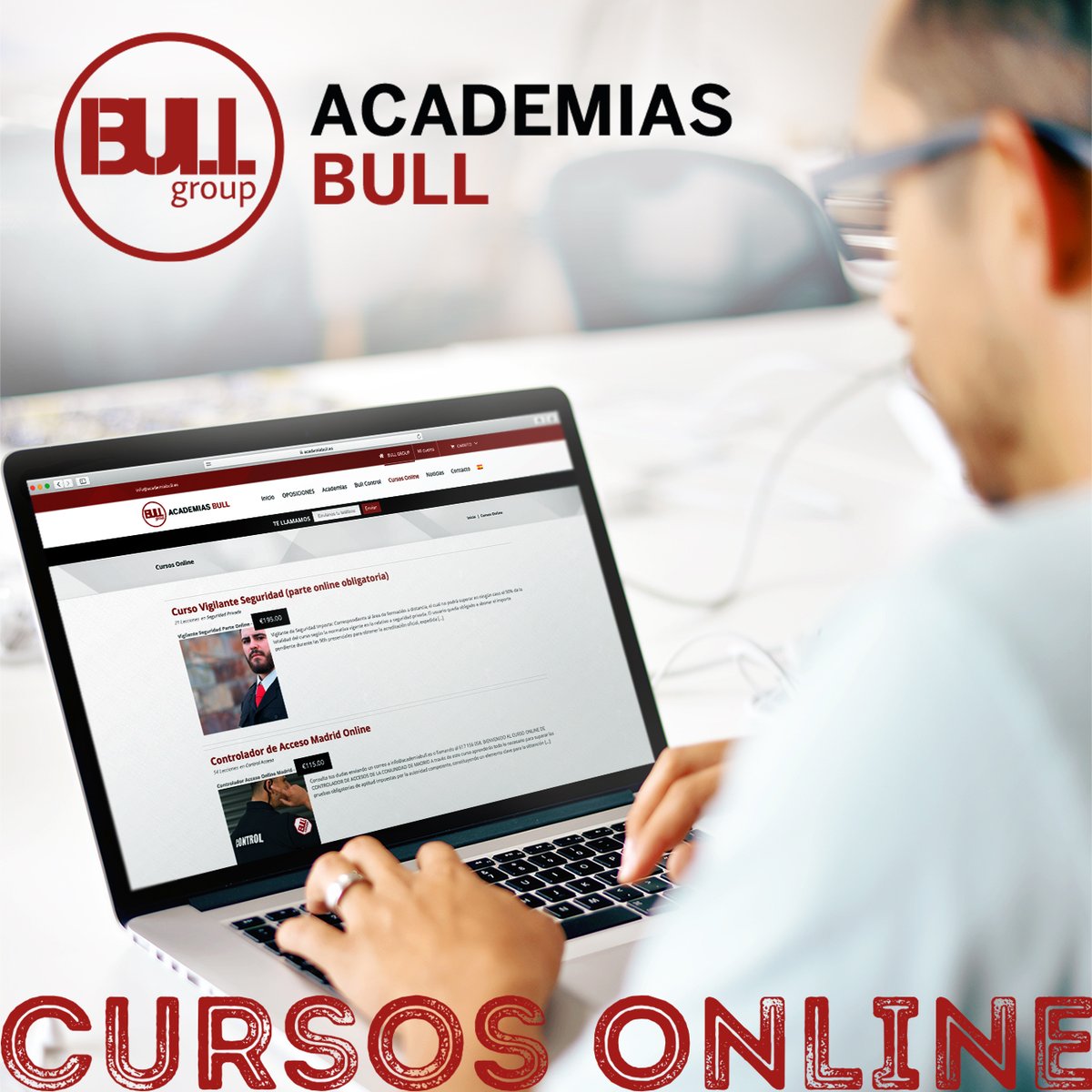 AcademiaBull's tweet photo. 👮‍Preparación ONLINE de OPOSICIÓN A GUARDIA CIVIL👮‍
Una parte obligatoria del curso de VIGILANTE DE SEGURIDAD hazlo ONLINE 👍
Reserva tu plaza aquí 👉 https://t.co/jwJgQ7tUUP
Llámanos al 617 156 058
#AcademiaBull #Oposiciones #GuardiaCivil #VigilantedeSeguridad #FormaciónOnline https://t.co/MIZvVG6ww9