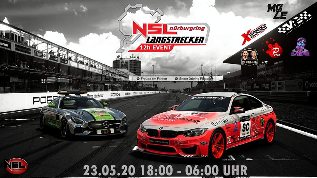 XStreamTeamLiv1's tweet photo. NSL Nürburgring 12h Langstrecken-Event am 23.05.2020 in Gran Turismo Sport!
Wir übertragen ab 20:00 Uhr Stint 2 aus der wunderschönen Eifel auf https://t.co/mGoo3OdorH
Wir freuen uns drauf
 #GTSport #granturismosport #granturismo  #nürburgring #nordschleife #nsl #nightshiftleague https://t.co/9xzYRLmW8g