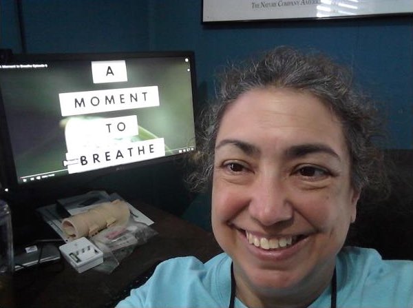 RowdyNewU's tweet photo. This week our employees have been focusing on their mental health by doing a 15 guided breathing exercises video put on by our very own Sylvia Mansour. Check out her At Moment to Breathe’ class on the UTSA Staff Senate YouTube channel! https://t.co/si0G1gvBK2