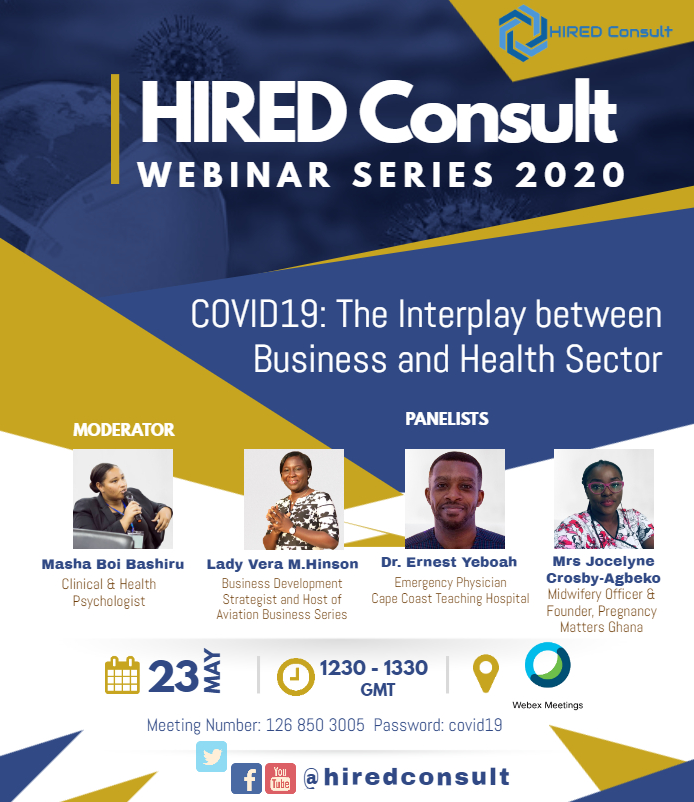 askmepsy's tweet photo. Don't be left out of the knowledge sharing session between the #business and #health communities. See poster for details.

@mashabashiru will be our Moderator for the day.
See you all

#HIREDConsult
#MentalHealthAwareness 
#BusinessContinuity 
#StrongerTogether
#COVID19 https://t.co/JUNs78lYHV