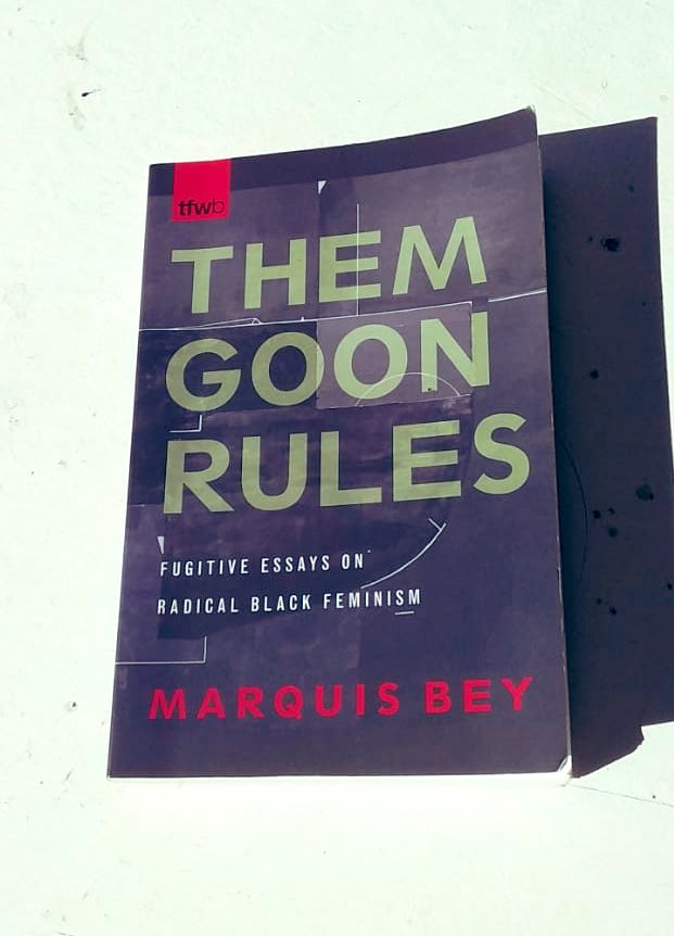 Book 17: Them Goon Rules by @marquisdbey This book is brilliant. It made me feel seen, not in the representational sense but in a deep meaningful way. Subversive. Radical. Challenging. Fugitive. It’s really freeing. You have to get it!