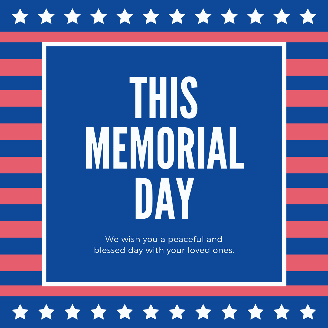AmorArchCorp's tweet photo. Enjoy your 3-day weekend! #MemorialDay https://t.co/OjXZButg0H