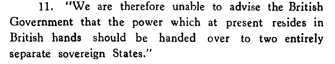 It is dishonest to blame the British for the partition. Cabinet Commission had opposed it, saying- listing the illogical nature of  #Partition, weakening of India as a nation, they wrote- "We are unable to advise the British Govt ..that power be handed over to separate states"