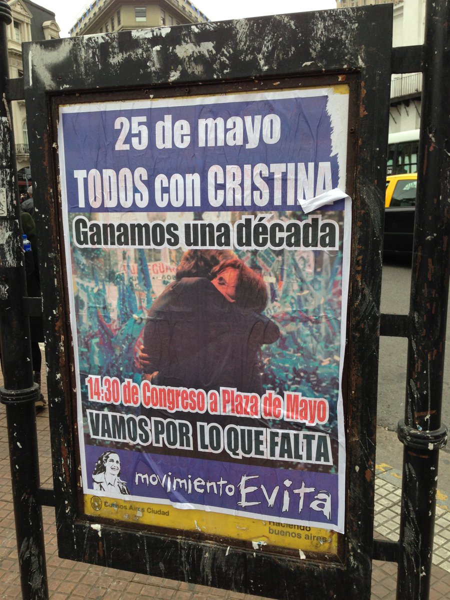 Seven years later, then president Cristina Kirchner is now the VP, and threats about default are as relevant now as they were then. (4/4)