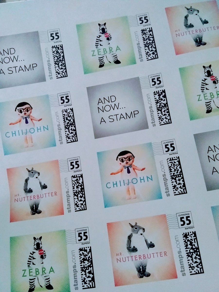 Karl_Gray1210's tweet photo. Look what just arrived! The world's most adorable stamps!!
@LastWeekTonight @Chiijohn1 @iamjohnoliver #Chiijohn #MrNutterbutter #Zebra #AndNowAStamp #USPS #SaveThePostOffice #lastweektonight #friyay #FridayThoughts https://t.co/cgmtYQeNkH