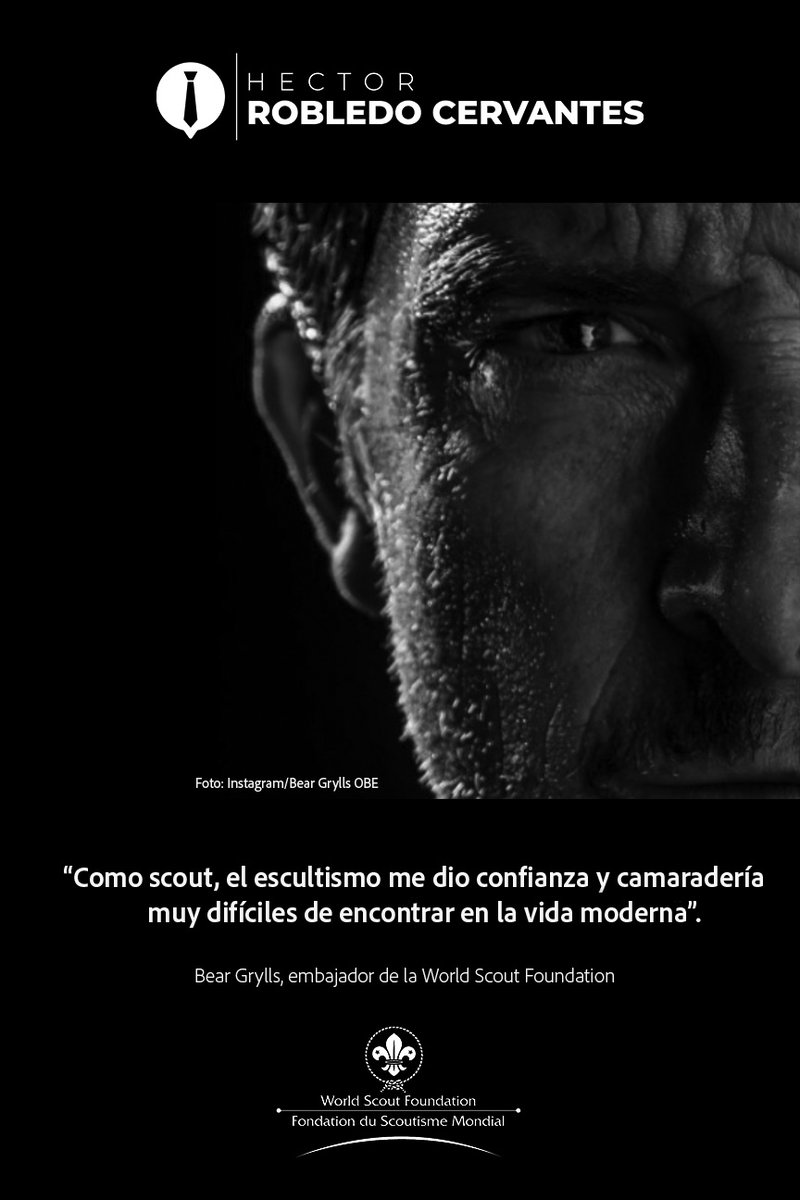 hrobledoc's tweet photo. Como indica nuestro embajador, @BearGrylls, el escultismo se trata de hacer tu máximo esfuerzo para hacer del mundo un lugar mejor, de ser activos en nuestras comunidades y desarrollar habilidades para toda la vida. Conoce más en @WorldScoutFund https://t.co/7hvsocNven https://t.co/JgNZytozmp