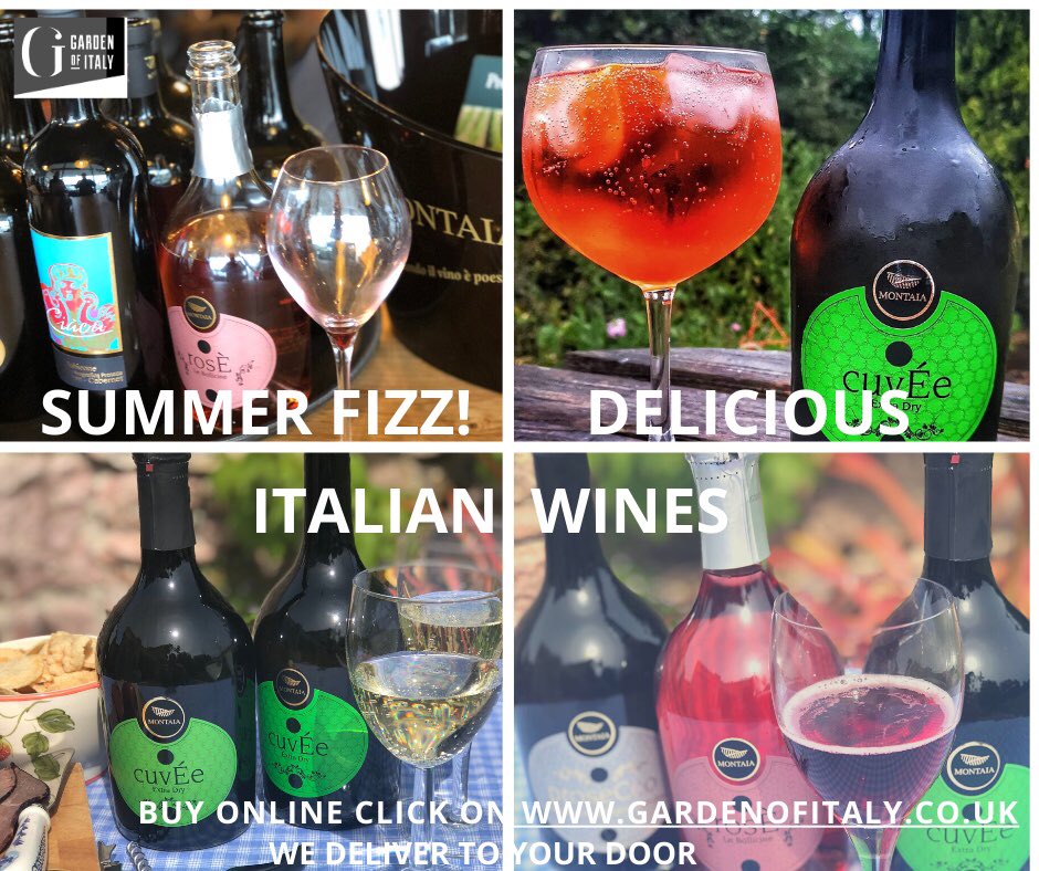 Celebrate summer in style !!! Buy online click on gardenofitaly.co.uk  The ‘Garden Of Italy’ will deliver to your door. #sparklingrose  #italiansparklingwine  #sparklingwine