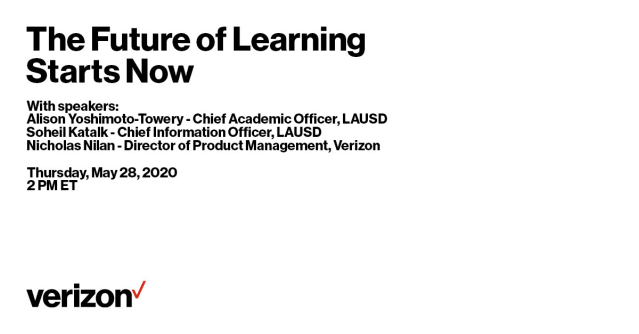 Join us to hear how one of the nation’s largest school districts, <a href="/LASchools/">Los Angeles Unified</a>, keeps students connected and learning. #IamVZ @vzpublicsector bit.ly/36kxIYW