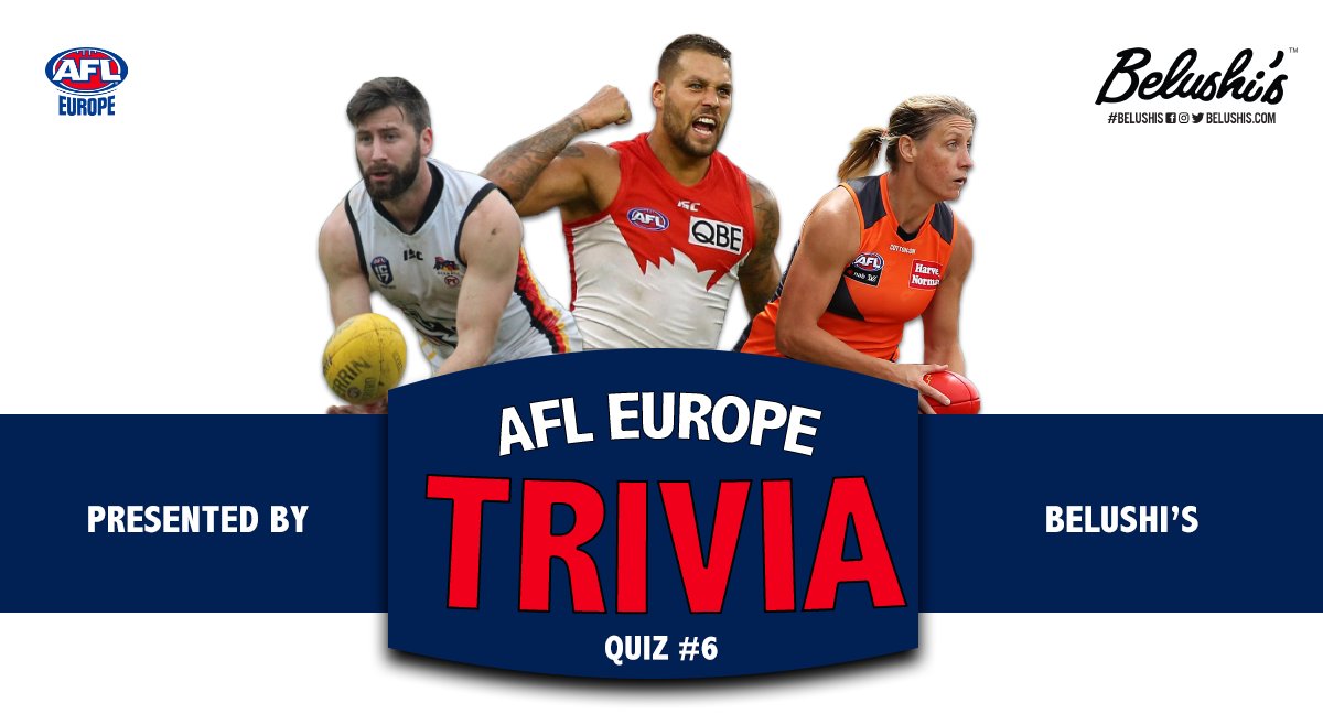 WIN a beer &amp; burger voucher with AFL Europe Trivia, thanks to <a href="/Belushis/">Belushi's</a>. 🍔

Congratulations to last week's winner, Zoltan M. from Hungary, scoring 10/10 with just one attempt!

Trivia: afleurope.org/afl-europe-tri…