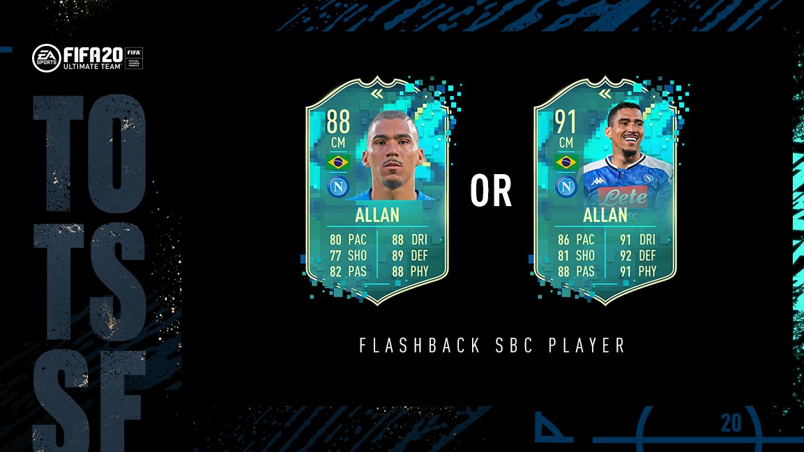 EASPORTSFC's tweet photo. Throwing it back to another midfield monster from 2019 😤🇧🇷

Flashback SBC and Flashback Premium SBC Allan are now live in #FUT20 https://t.co/rT8RXWiAFb