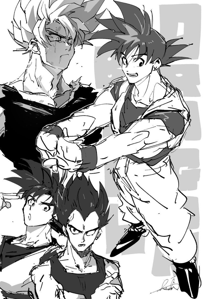 ドラゴンボール 原作絵じゃない悟空のお顔のタイプ模索する作業好きなんだよね くりねあ 5 3 東2エ47bの漫画