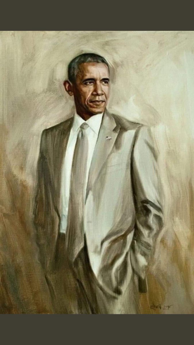 paullewismusic's tweet photo. #obamaportrait #ObamaWasBetterAtEverything #Obama #ObamagateMyAss #fucktrump #ImpeachedPresidentTrump #TrumpLiesAmericansDie #COVID19 https://t.co/sr8zggUAfM