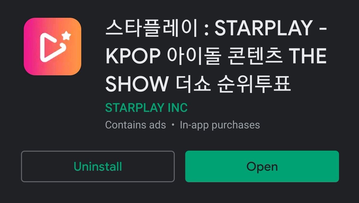 Hey DIANAs!! Please go vote for D-Crunch on StarPlay! Its very simple, I'll show you all how!First, download the StarPlay app, this is what it looks like: